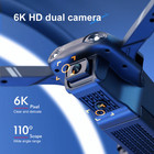 2026 2 Battery V13 Rc Drone 6k Hd Dual Camera Wifi Fpv Foldable Quadcopter Camer