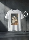 Unisex Maltese Drinking Beer Graphic T Shirt Gift
