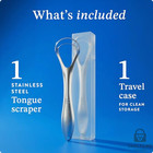Stainless Steel Tongue Scraper For Oral Hygiene And Fresh Breath