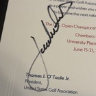 Jordan Spieth Signed 2015 Us Open Golf Player Contestant Invitation Rare 1 1  