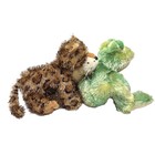 Ganz Webkinz Tie Dye Frog   Leopard Plush Lot X2 No Codes Stuffed Hm162 Hm031