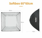 2 X Godox Sl 60w 5600k Studio Led Video Light Lighting softbox  filter F Wedding