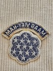 1960s Us Army Vietnamese Made Viet-nam Maag Assistance Command Tab Patch L  k   