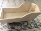 Antique Handmade Collectible Baby Rocking Cradle