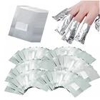 Nail Polish Remover Gel Nail Foil Wraps Aluminium Soak Off Foils Cotton 400pcs