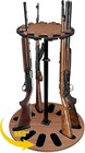 360   Rotating Floor Gun Rack For Up To 12 Rifles shotguns With Adjustable Height