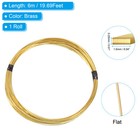 30gauge 0 25mm 1mm Width 19 69 Feet Flat Brass Wire Brass