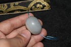 Large Ancient Bactrian Banded Agate Stone Bead With Eye In Good Condition