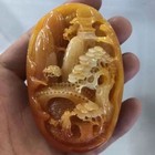 Chinese Jade Carved Antique Huanglongwaist Tag Pendant