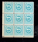 Austria  4n1     1945 1g A m g   Mint  Vf Lh  O g Block Of 9  F