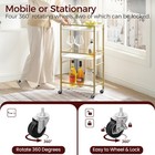 Bar Cart For The Home  3-tier Drink Cart On Wheels  Home Bar Serving Cart  Mi   
