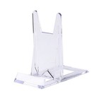 2-20x 4  Two Part Adjustable Acrylic Display Stand Easels For Minerals Fossils
