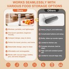 Handheld Vacuum Sealer  Detachable   Easy To Clean  Includes 30 Reusable Bags  