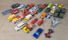 Vintage Hot Wheels  Matchbox  Etc  Carry Case  redline   Junkyard Lot W 35 Cars