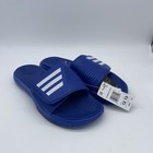 Nwob Adidas Alphabounce Slide 2 0 Sandals Slides Blue White Stripes Men s 12