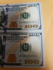 100 Cash  1  One Hundred Dollar Bill Series Are Switched Check It Out Rare Find