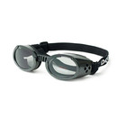 Doggles Ils Dog Protective Eyewear Metallic Black Frame Smoke Lens Dog Goggles-s