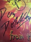 Dokken Signed Live From The Sun Promo Flat Full Band 2000 Cmc 11x19 Framed Rare