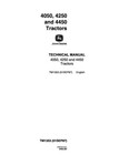 John Deere 4050  250  4450 Tractor Service Manual Repair Shop Technical Book
