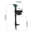Solar Animal Water Spray Sprinkler Sensor Motion Activated Cat Deer Dog Driven 