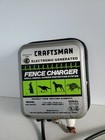 Vtg Craftsman Electronic Generated Fence Charger Small Animal Garden Ac W  Poles