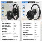E-bike Conversion Kit 20-29inch 700c 48v 72v 1000w 3000w Brushless Hub Motor