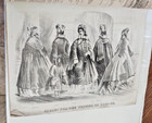 Civil War Demorest s Mirror Of Fashions 1864 Complete W  Color Plate   Very Nice