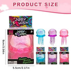 New Schylling Needoh Purple Jelly Squish Jellyfish Squishy Nee Doh For Kids