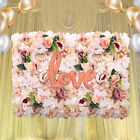 6pcs Artificial Silk Flower Wall Panels Wedding Party Backdrop Home Decor Diy