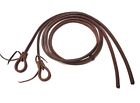 Working Cowboy Split Reins Heavy Oil Dipped 5 8  X 8  Weighted Ends