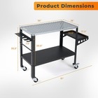 Heavy-duty Welding Table W  Tool Rack   Tray 5 8  Fixture Holes Bottom Shelf