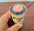 Rare Vintage Coors Beer Can Push Button Electric Table Lighter - Works Perfectly