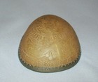 Rare Antique Vtg Early 19th C 1800s Folk Art Carved Ox Horn Cup Alvaro Ripalda