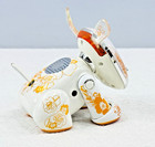 Idog Rare Orange Floral Interactive Sega Robot Dog Toy 2004 Tested   Working 