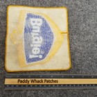 Vintage Burgie Beer Patch Large Jacket Vest Back Work Uniform Ad7a