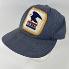 Vintage Us Mail Snapback Denim Hat Large Patch
