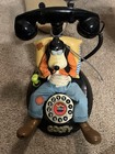 Vtg Disney Goofy Talking Phone Telephone Animated Corded Landline    rare Sticker   