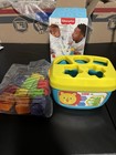 Fisher-price Baby s First Blocks Shape Sorter 10 Blocks Animals Lion 6  Months