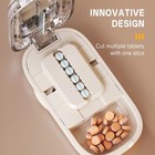 Pill Cutter Tablet Splitter Adjustable For Small   Large Pills Fast Easy Cut Us