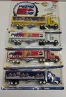 Pepsi Super Hauler Die Cast  set Of 4  Golden Wheel Nib 1997
