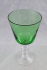William Yeoward Fanny Green Crystal Wine Water Goblet England Multiple Available