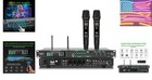 Professional Karaoke Processor Ktv Mixer With Dual Wireless Microphones  Digi   