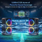 Jyx Party Large Bluetooth 5 3 Speaker Karaoke Machine mic   Led Party Light Show