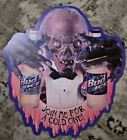 Vtg 1995 Budweiser Bud Ice Tales From The Crypt Halloween Promo Double Sided 