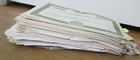 Stock Certificates 1960s 70s Dealer Lot Of 400 Assorted  Mixed Titles Industrial