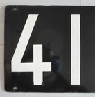 Vintage 1960s New York Subway R-38 Train Car Number Board Plate Sign 4144 Nyc