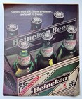 Vintage 1984 Heineken Beer 6pk Original Print Ad Photo 26x32cm Decor Rsm 428