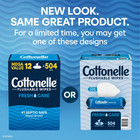 Cottonelle Freshcare Flushable Wipes  12 Ct   42 Wipes pk   Total 504 Wipes  New