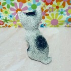 Vintage Japan Kitschy Sugar Glazed Spotted Kitty Cat Porcelain Figurine