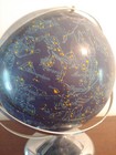 Rand Mcnally 1960s Vintage 12  Celestial Globe With Chrome Base Bands